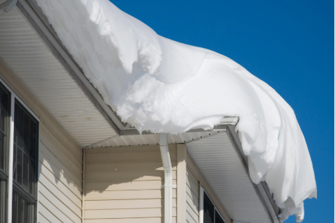Snow covered roof